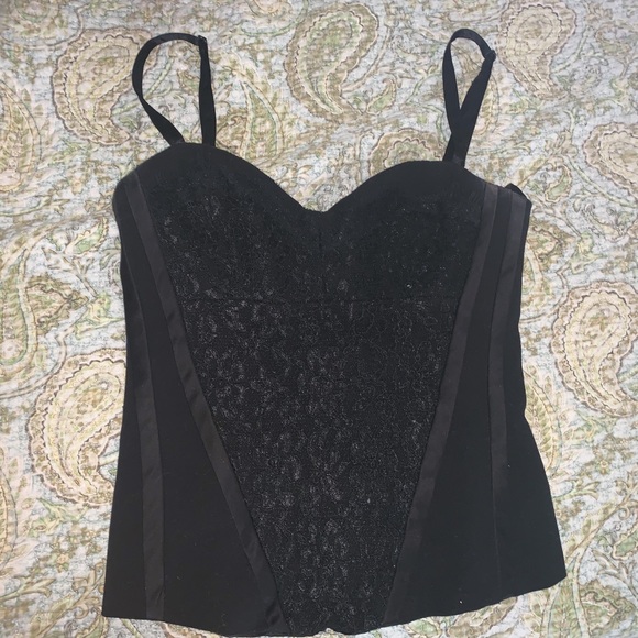 Black Corset Top - Picture 2 of 4
